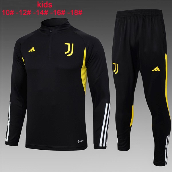 Kinder Sweatshirts Juventus 2024 Schwarz